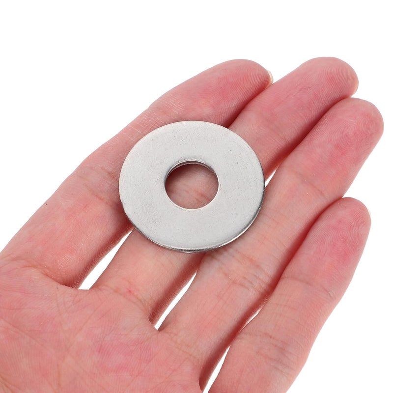 M10 304 Stainless Steel Flat Washers 30pcs For Furniture Bolts Plumbing Industrial Use - Image 5