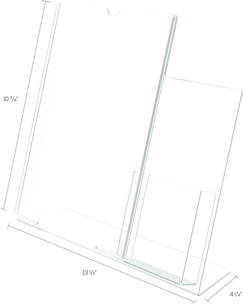 Deflecto Superior Image Sign Holder with Pocket 85 x 11  Clear 599401 - Image 5