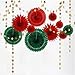 Decor365 Ugly Sweater Christmas Party Decorations Red Green Gold Star Garlands Christmas Hanging Fans Xmas Banner Home Classroom Office Decoration Holiday Phogobooth Backdrop Decor - Image 3