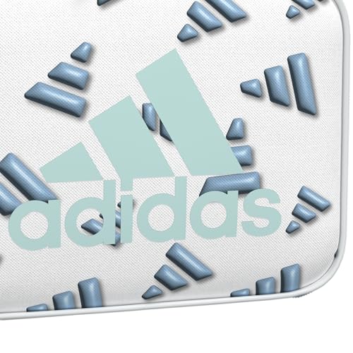 adidas Foundation Insulated Lunch Bag for Men and Women, 3D AOP White/Clear Sky Blue/Semi Flash Aqua Blue, One Size - Image 4
