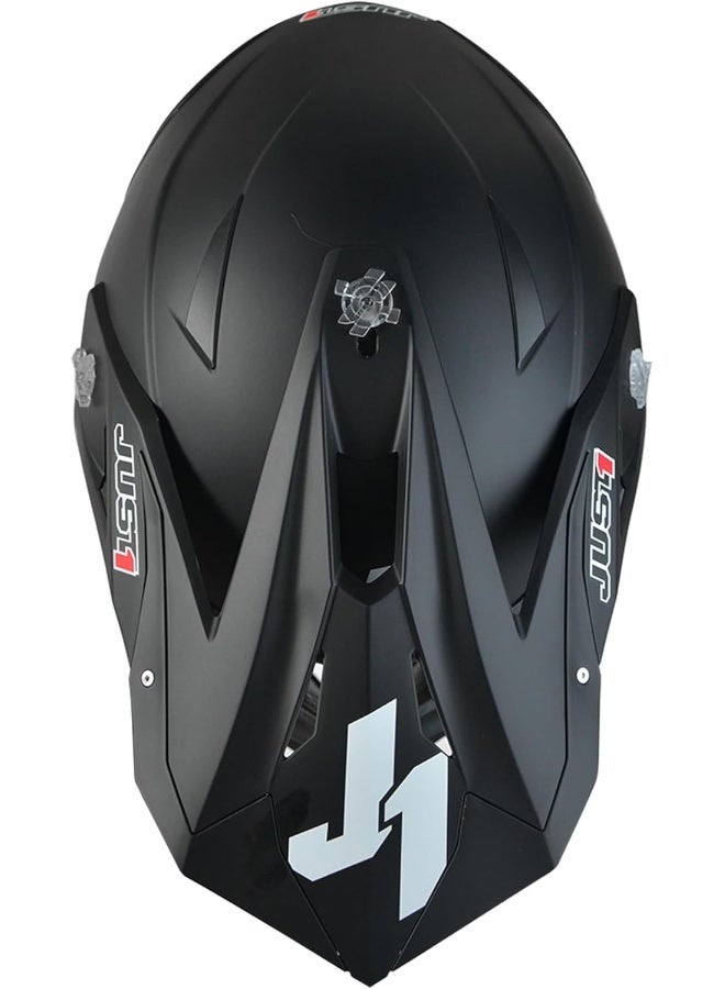 Just 1 J39 Solid Matt Black Motocross Helmet - Image 4