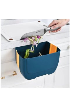 SYOSI Kitchen Hanging Garbage Can Small Hanging Kitchen Trash Can Mini Garbage Bin for Cabinet Door  - Image 2