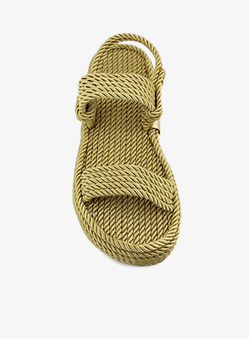 Mumka Nomadic Strap - Pesto Beige Rope Sandals Nomadic Strap - Pesto Beige for Women | Best Price UAE