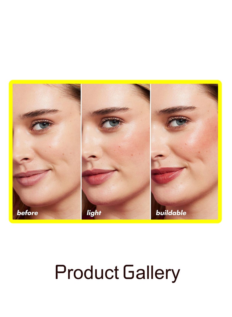 إلف احمر خدود من شير فور ات، متعدد الاستخدامات، مكياج شفاه وخدود يدوم طويلا، يخلق لمسة نهائية طبيعية لامعة - Image 5