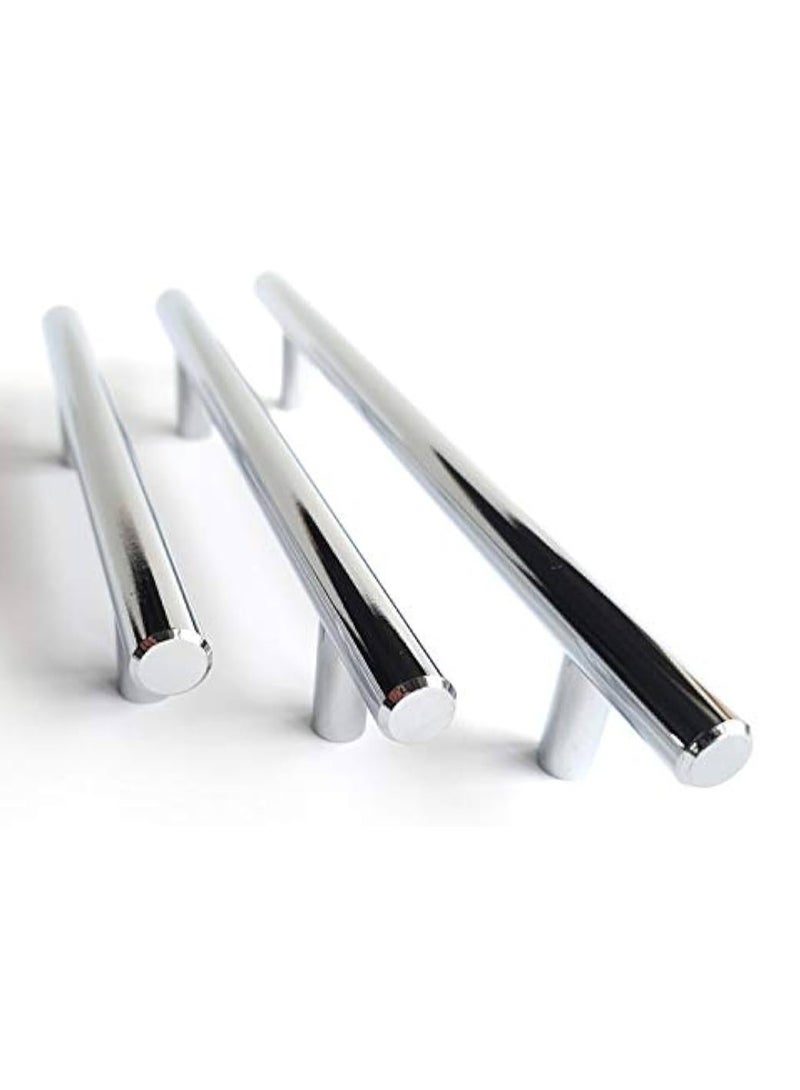 KNP KNP Silver Cupboard Handle is a sleek and durable furniture handle, perfect for enhancing the functionality and appearance of cabinets, cupboards, drawers, and wardrobes.  - Image 1