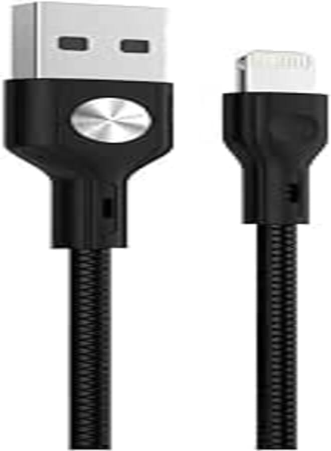 Iconz XBL04K Bazix Lightning Cable, 2.4 Ampere - Black