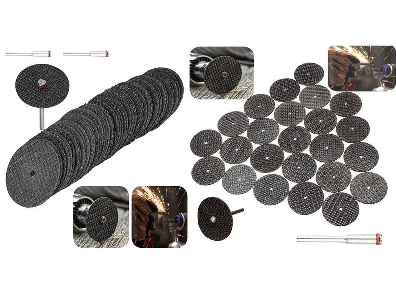 DIY Crafts CTDIYHI33369 Abrasive Cutting Disc for Grinder Rotary Tool Circular Saw Blade Wheel Cutting Sanding Mandrel Accessory Grey - Image 2