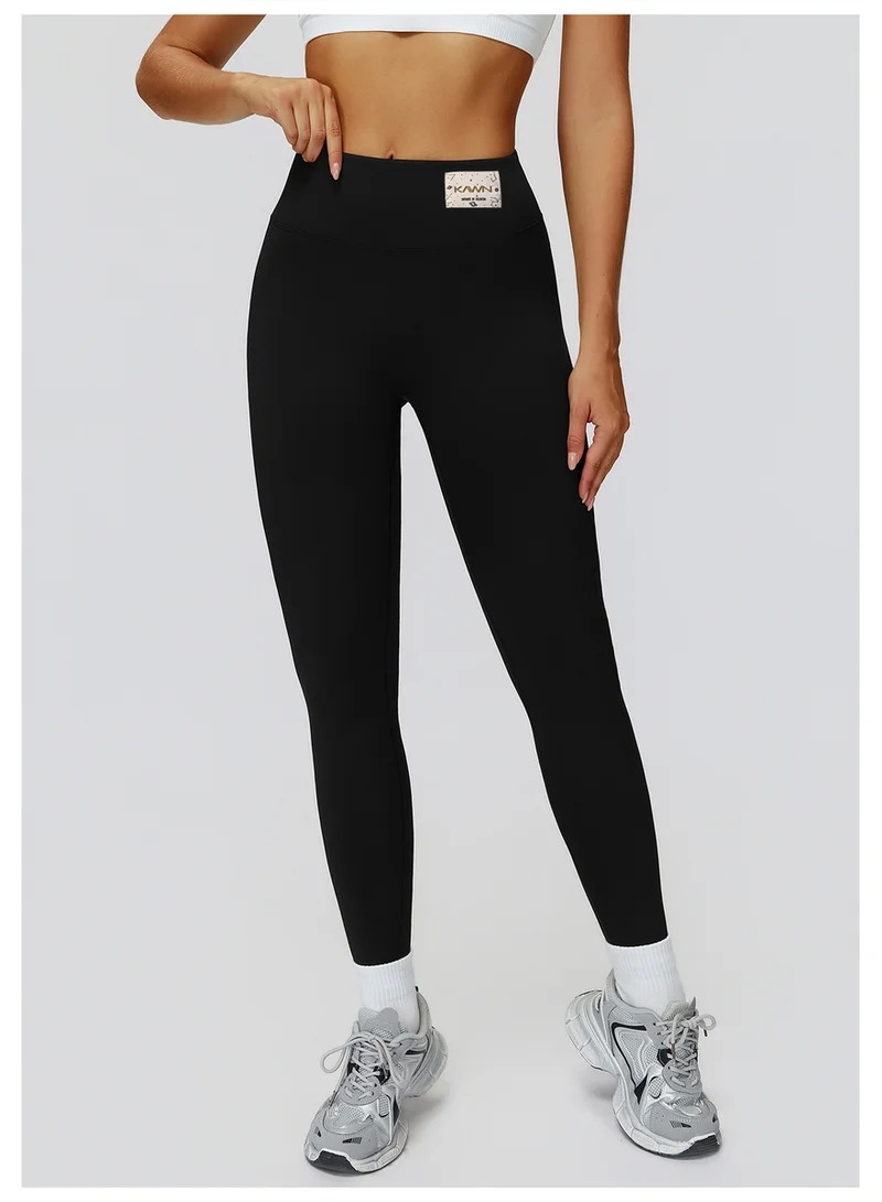 KAWN.YOGA Licorice-Black High Waist Leggings for Women | Best Price UAE