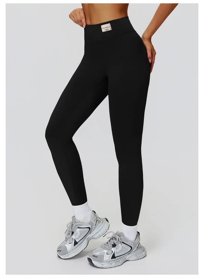 KAWN.YOGA Licorice-Black High Waist Leggings for Women | Best Price UAE