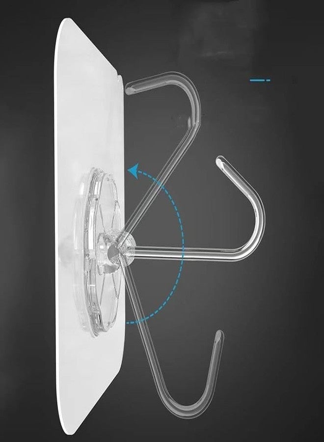 Homecure Self-Adhesive Stainless Hooks | Waterproof & Rustproof Multipurpose Hook for Home, Kitchen, Office & Bathroom | Strong & Durable Utility Hook | (Adhesive Hanging Hook (Flower Pattern), 12) - Image 5