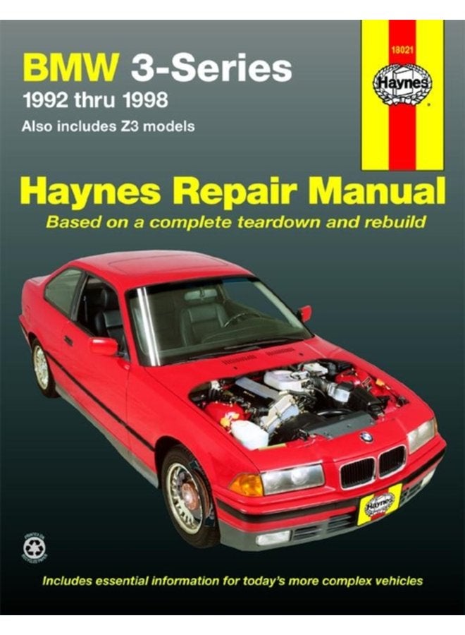 BMW 3 Series 1992 1998 Haynes Repair Manual USA - Paperback