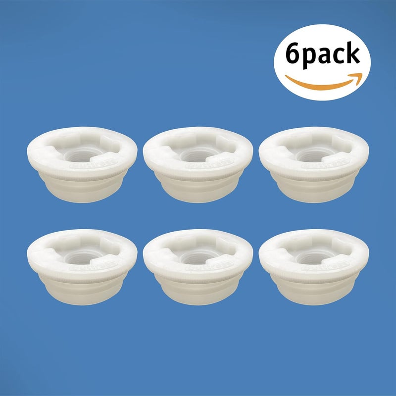 Green Goods Bung Cap 2" Buttress (Coarse Thread) with Gasket for 55 Gallon Plastic Drums - 6pc MADE IN USA - Image 2
