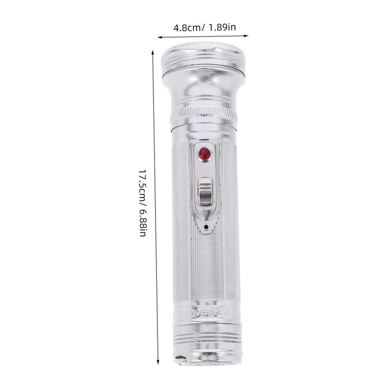 مصباح يدوي صغير قديم الطراز LED، شعلة كلاسيكية محمولة، أداة استكشاف خارجي. - Image 3