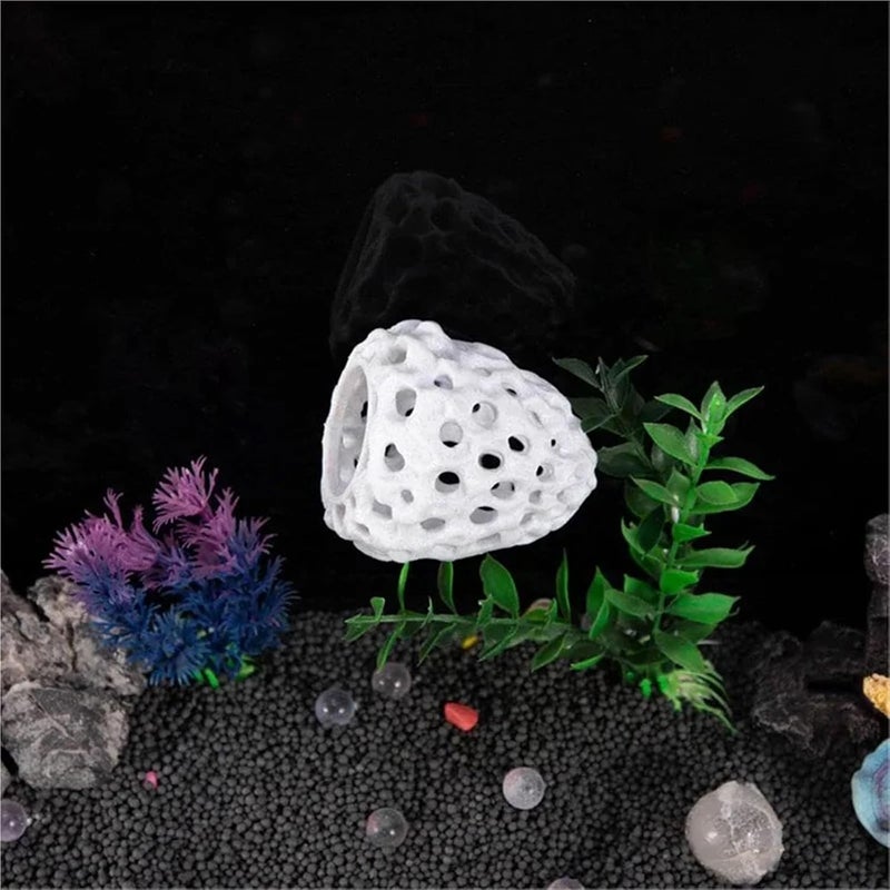 3pcs Shrimp Dome Hiding Habitat Aquarium Beta Fish Tank Tunnel Hole Decoration Accessories - Image 5