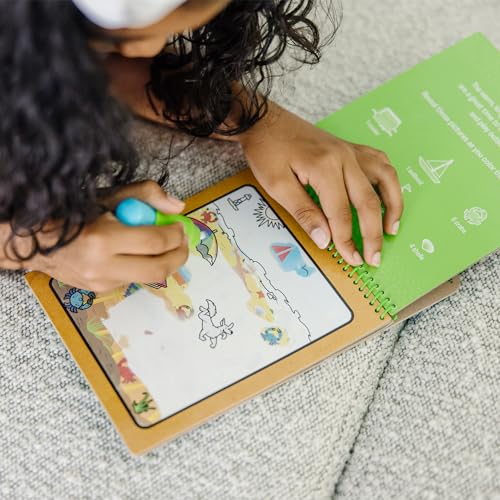 Melissa & Doug Let’s Explore Water Wow! Seasons Water-Reveal Pad – Reusable On The Go Travel Activity - FSC Certified - Image 2