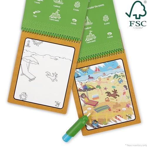 Melissa & Doug Let’s Explore Water Wow! Seasons Water-Reveal Pad – Reusable On The Go Travel Activity - FSC Certified - Image 4