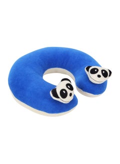 babyhug Babyhug Padded Neck Pillow for Babies, Ergonomic Support with Panda Motifs, Blue, 0M+, 20x20cm  - Image 2