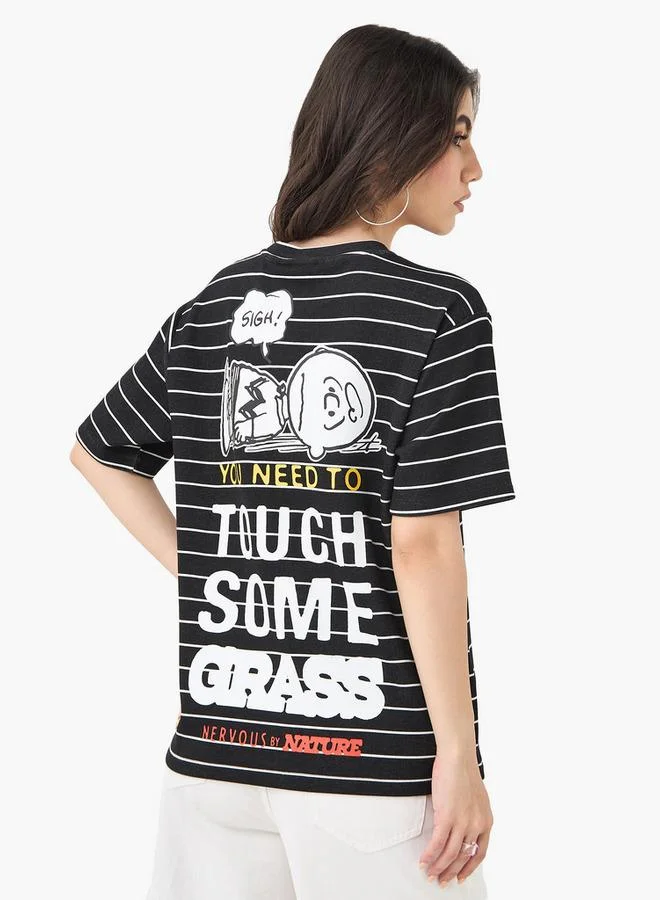 Peanuts Print T-shirt