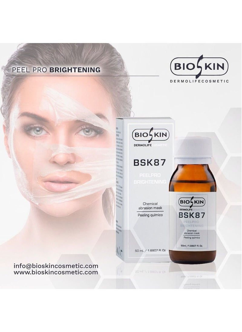 قناع التقشير الكيميائي BSK87 PEELPRO BRIGHTENING PEEL 50 مل