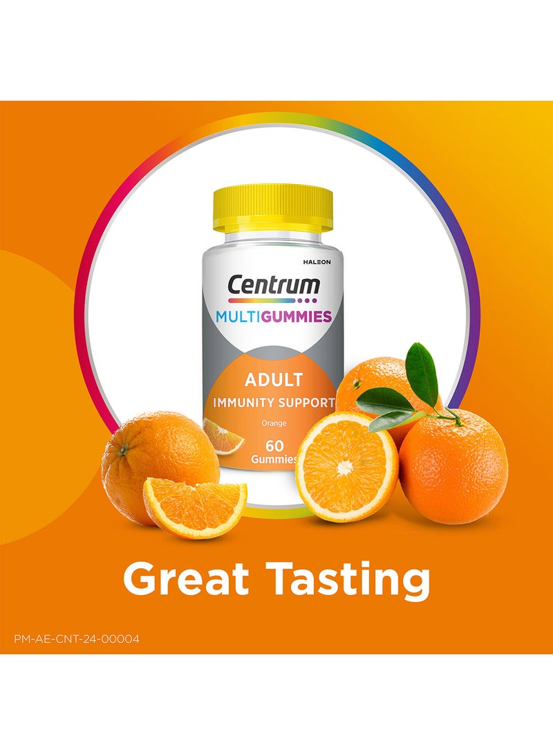 Centrum Immunity Support Orange Supplement 60 Gummies - Image 2