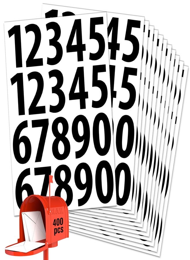 TRYXN 400 PCS Number Stickers, 2" Waterproof Mailbox Number Label, Consecutive Numbers 0-9, Self-Adhesive and Residue-Free, Ideal for Mailboxes, Storage Boxes, Organizers, Cabinets and More - Image 2