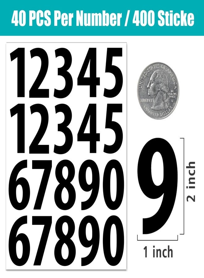 TRYXN 400 PCS Number Stickers, 2" Waterproof Mailbox Number Label, Consecutive Numbers 0-9, Self-Adhesive and Residue-Free, Ideal for Mailboxes, Storage Boxes, Organizers, Cabinets and More - Image 3
