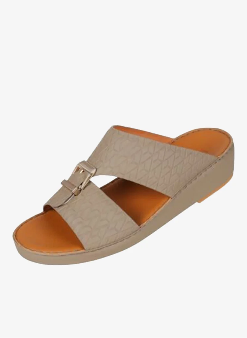 008-3822 Barjeel Uno Mens Arabic Sandals BS 45 Stone