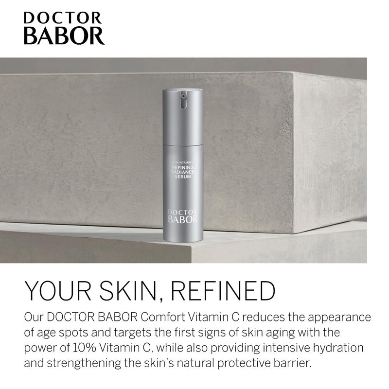 Babor DOCTOR BABOR Refining Radiance Serum with Vitamin C Hyaluronic Acid and Vitamin E Skin Care For Smooth Plump Skin Radiant and Even Complexion 1 oz - Image 4