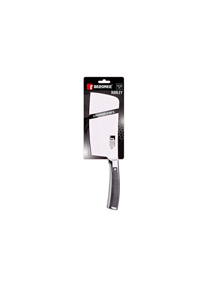 BERGNER - Harley Chopper Knife, 17.5 Cm, Stainless Steel, Matt Finish, Bg8800Mm, Silver - Image 1