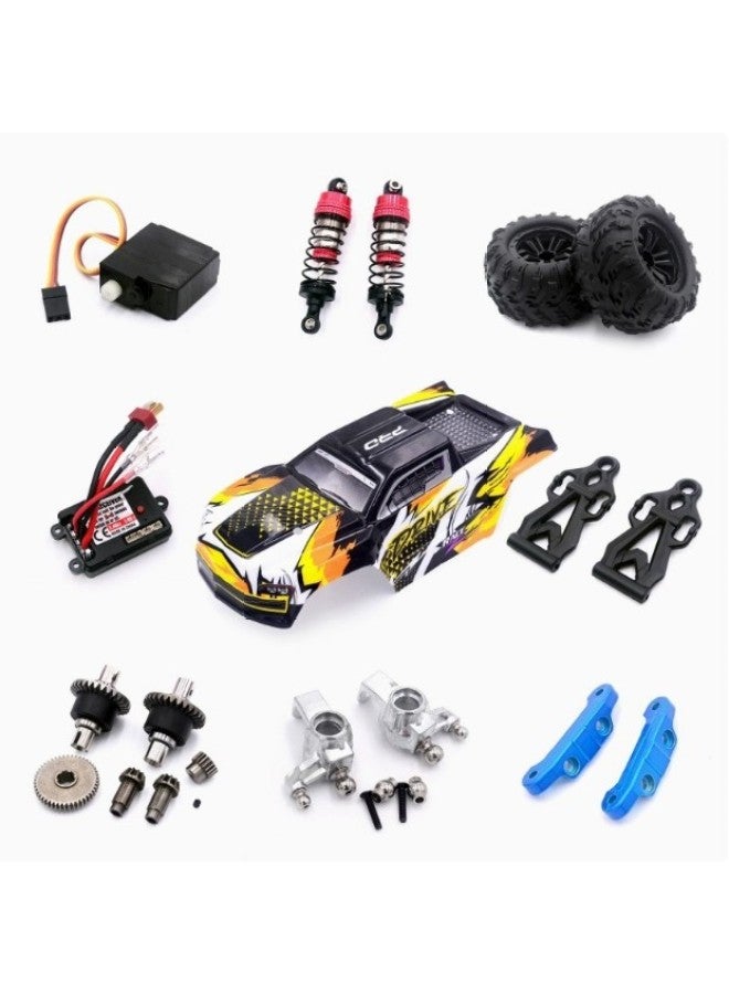 Suchiyu Accessories 161012-3 Remote Control Car Shell Steering Gear Steering Cup Main Board Tire Differential Gear Drive Shaft-Color:7.4v-2500mah Large Capacity Lithium Battery-Scale:1:16  - Image 2