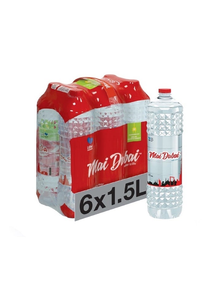Mai Dubai Water, 6 x 1.5 Ltr, UAE