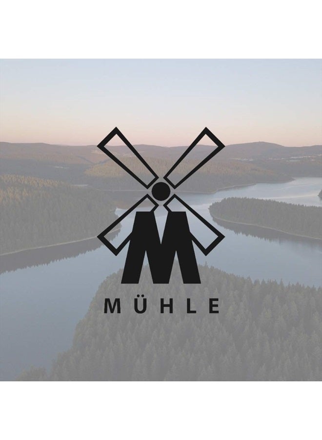 M MÜHLE MÜHLE Shaving Soap Dish - Chrome Plated Stainless Steel Bowl, Luxury Shave Accessory for Men - Image 3