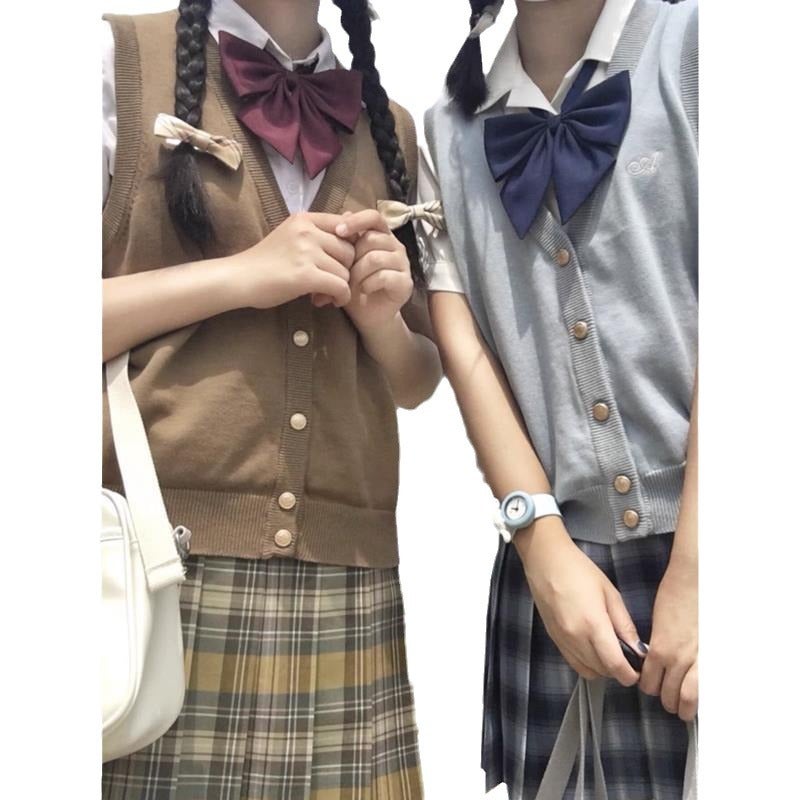 Ghost Home Damo Master Original Japanese-Style Girl Student Jk Knitted Sweater Cardigan Vest Vest - Image 5