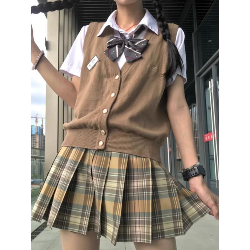 Ghost Home Damo Master Original Japanese-Style Girl Student Jk Knitted Sweater Cardigan Vest Vest - Image 2