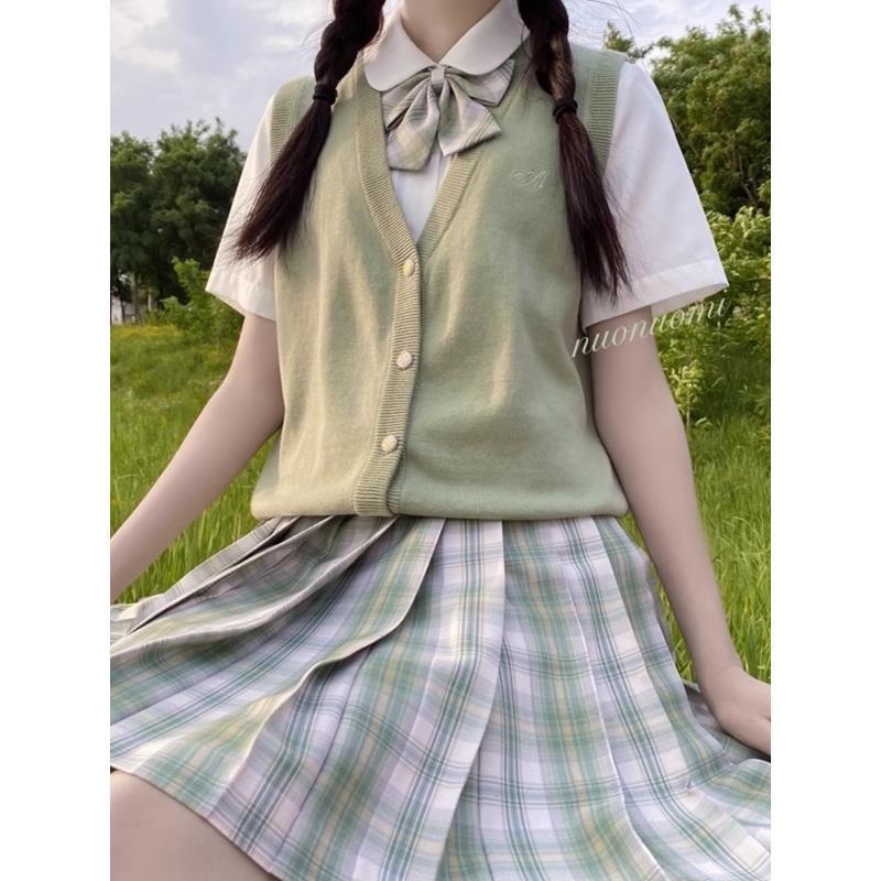Ghost Home Damo Master Original Japanese-Style Girl Student Jk Knitted Sweater Cardigan Vest Vest - Image 4