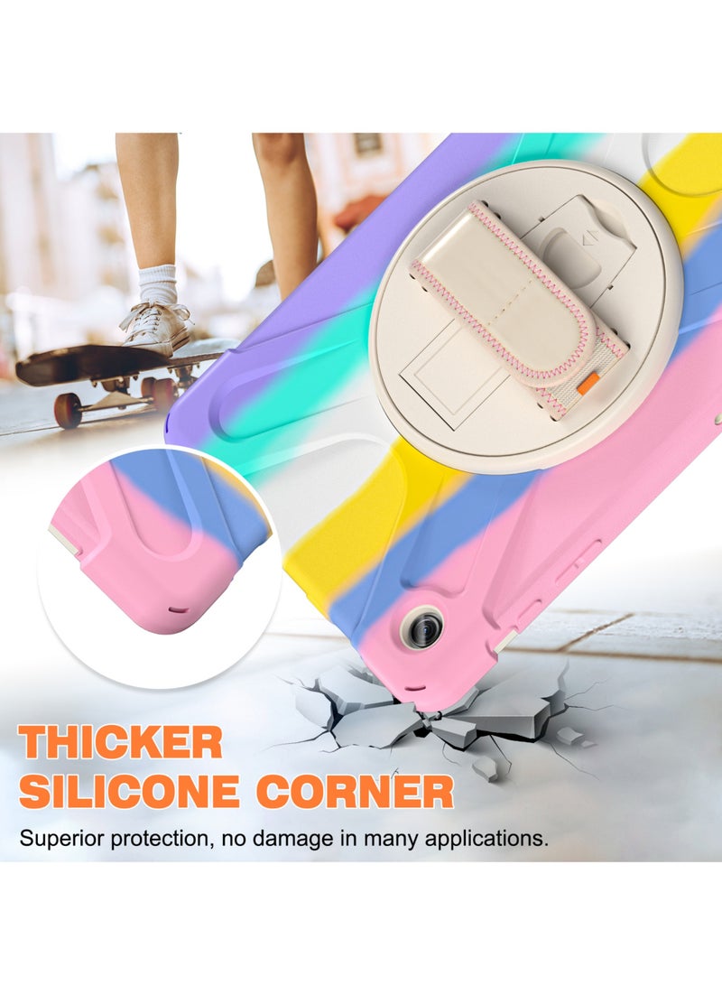 Captaintech Case for Galaxy Tab A9 Plus/A9+ 5G 11 Inch 2023 (SM-X210/X215/X216/X218), Heavy Duty Shockproof Rugged Protective Case Cover with Pen Holder Hand Strap Kickstand - Image 5