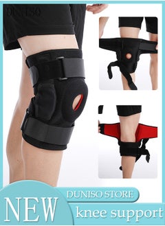 Professional Knee Pad Knee Brace with Side Stabilizers and Patella Gel Pads Adjustable Compression Knee Support Braces for Knee Pain Meniscus Tear ACL MCL Arthritis Joint Pain Relief Injury Recovery