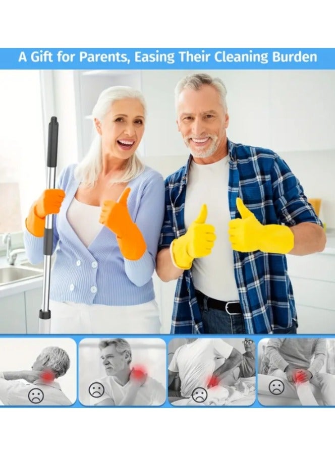 فرشاة تنظيف كهربائية دوارة 9 في 1، ممسحة أوتوماتيكية، ممسحة أرضيات - Image 5