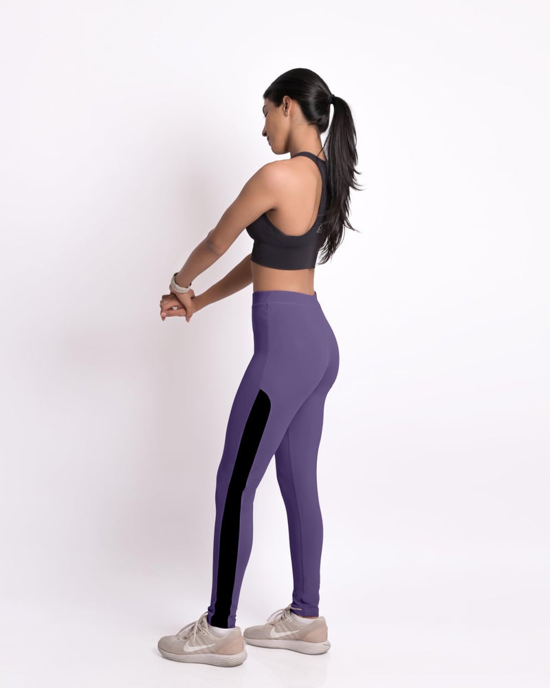 Mehrang Women's Stretch Fit Yoga Pants, Track Pants Stretchable Gym Legging Tights (XL, Lavender) - Image 3