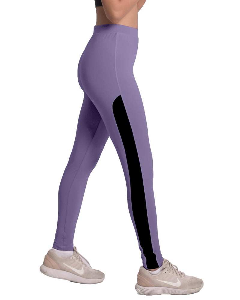 Mehrang Women's Stretch Fit Yoga Pants, Track Pants Stretchable Gym Legging Tights (XL, Lavender) - Image 1