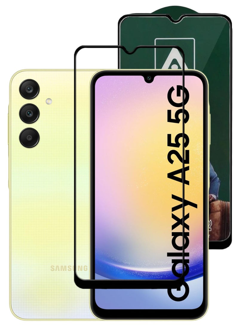 ACLIX Antistatic ESD Dustproof Premium Quality High Definition Tempered Glass Screen Protector Designed For Samsung Galaxy A25 - Image 1