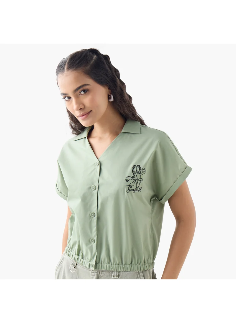 اس بي كاركترز Garfield Detail Shirt with Elasticated Hem