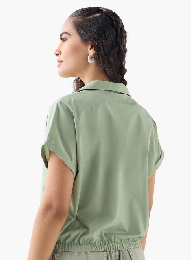 SP Characters Garfield Detail Shirt with Elasticated Hem - Image 3