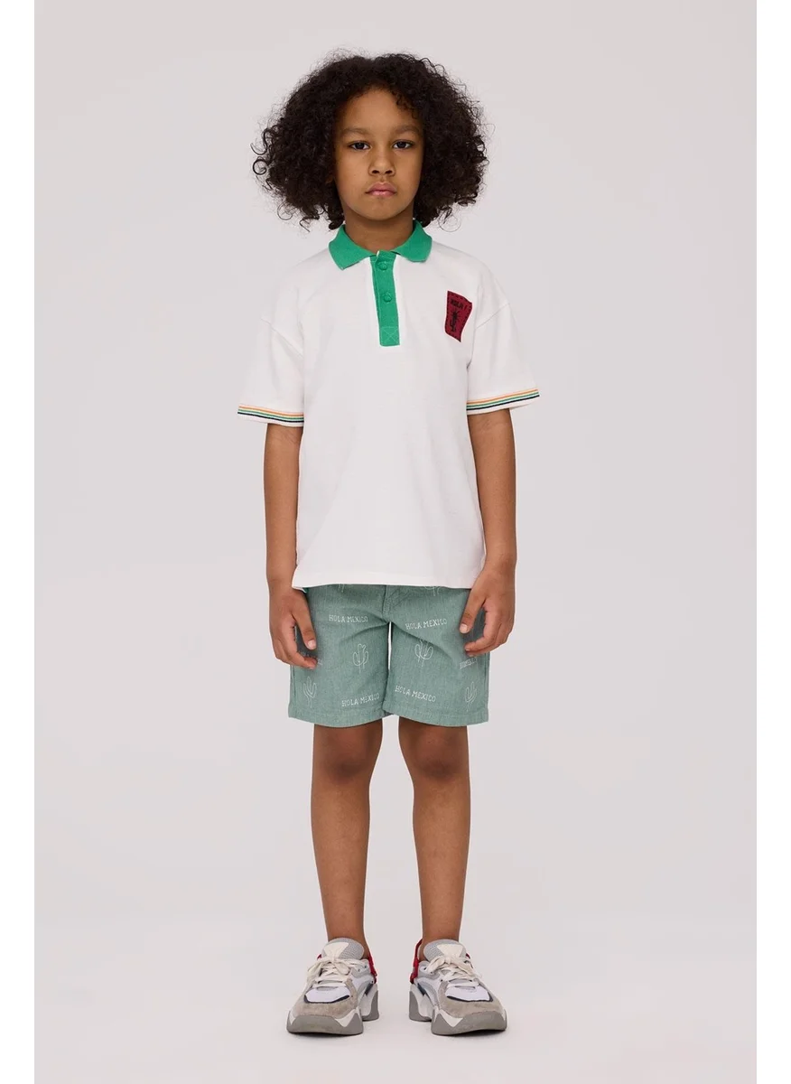 NEBBATI - Invalid brand Bg Store Boy Ecru Tshirt