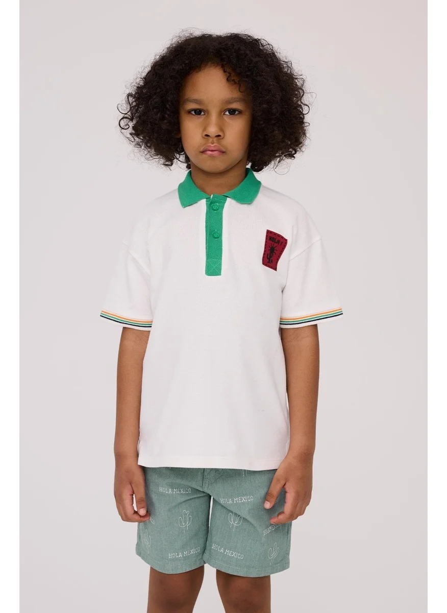 NEBBATI - Invalid brand Bg Store Boy Ecru Tshirt