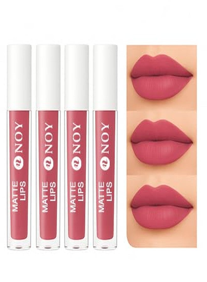 NOY Berry Nude Lipstick Combo Waterproof Ultra Matte All Day Stay Lightweight Liquid Matte Set - Image 2