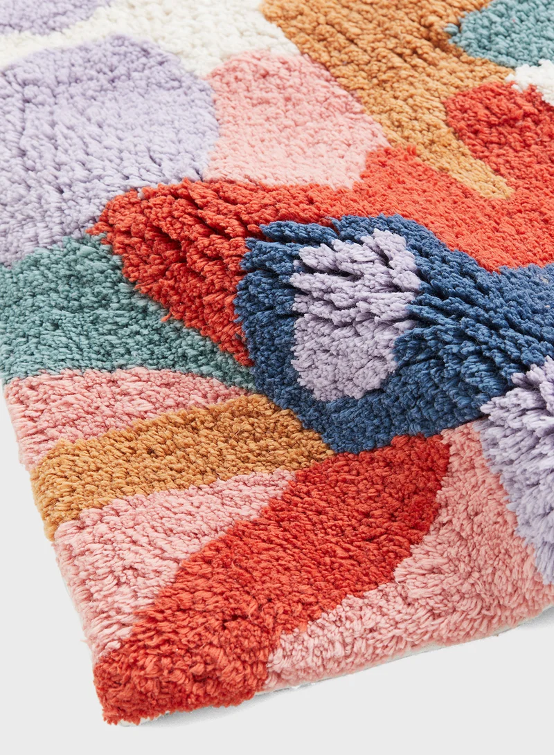 H&M Patterned Cotton Bath Mat