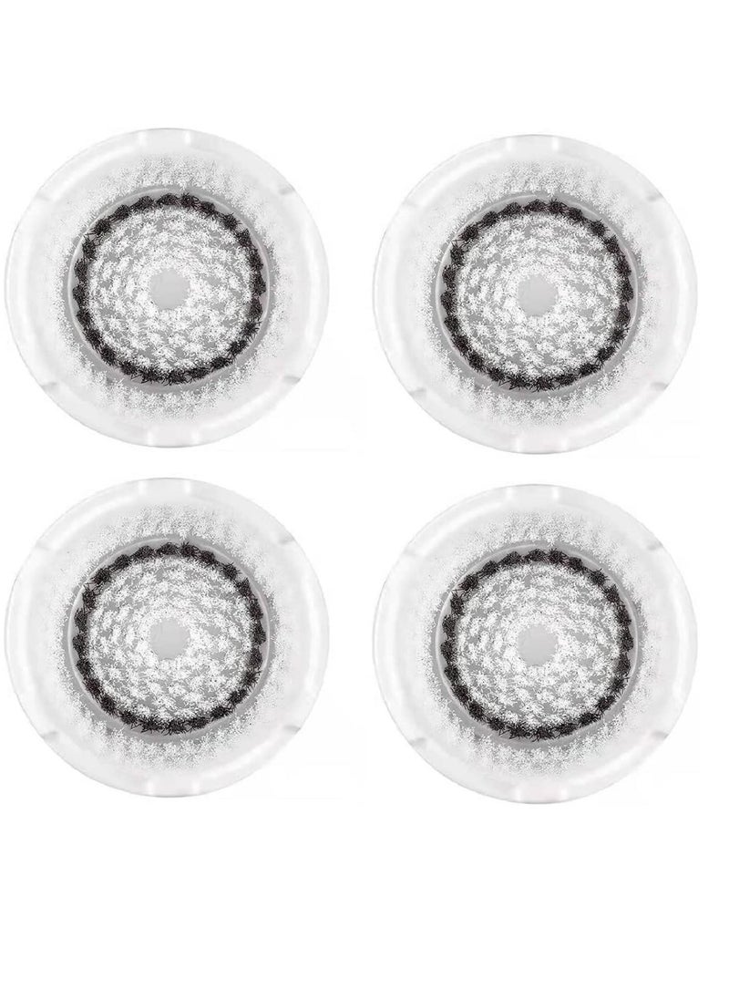 Clarisonic Sensitive Facial Cleansing Brush Head Replacement | Compatible with Clarisonic Mia 1, Mia 2, Mia Fit, Alpha Fit, Smart Profile Uplift, 4 Pack  - Image 1