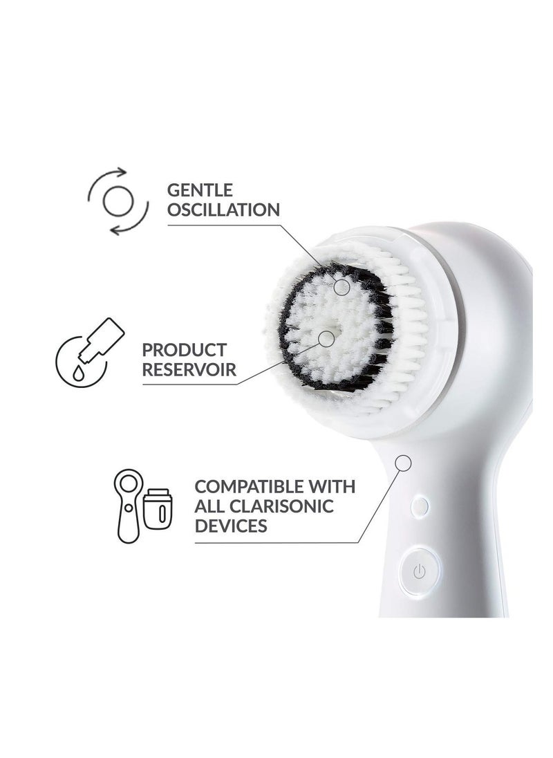 Clarisonic Sensitive Facial Cleansing Brush Head Replacement | Compatible with Clarisonic Mia 1, Mia 2, Mia Fit, Alpha Fit, Smart Profile Uplift, 4 Pack  - Image 2