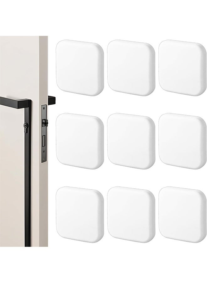 ليمون 9 قطع من سدادات الأبواب الجدارية، مصنوعة من مطاط ناعم يحمي المقبض والجدار، كما أنها مزودة بواقي جداري، مع لاصق خلفي يسمح بتركيب سريع وسهل على جدران المنزل والمكتب والمدرسة. - Image 1